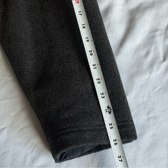 Vintage Abercrombie & Fitch Wool Bomber Jacket Full Zip Quilted Mens XL Gray 90s - Picture 14 of 14